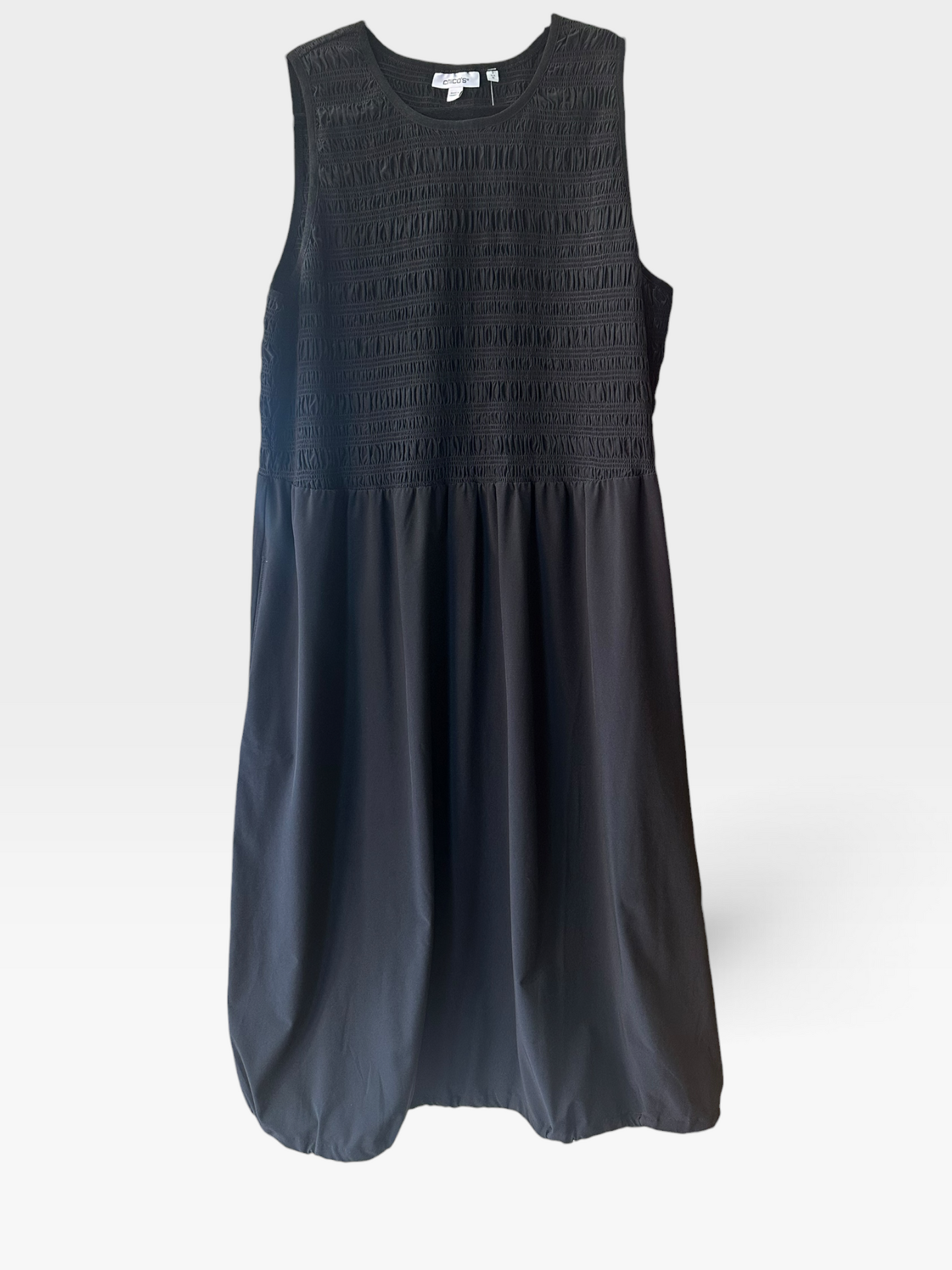 BLACK CHICO DRESS XL