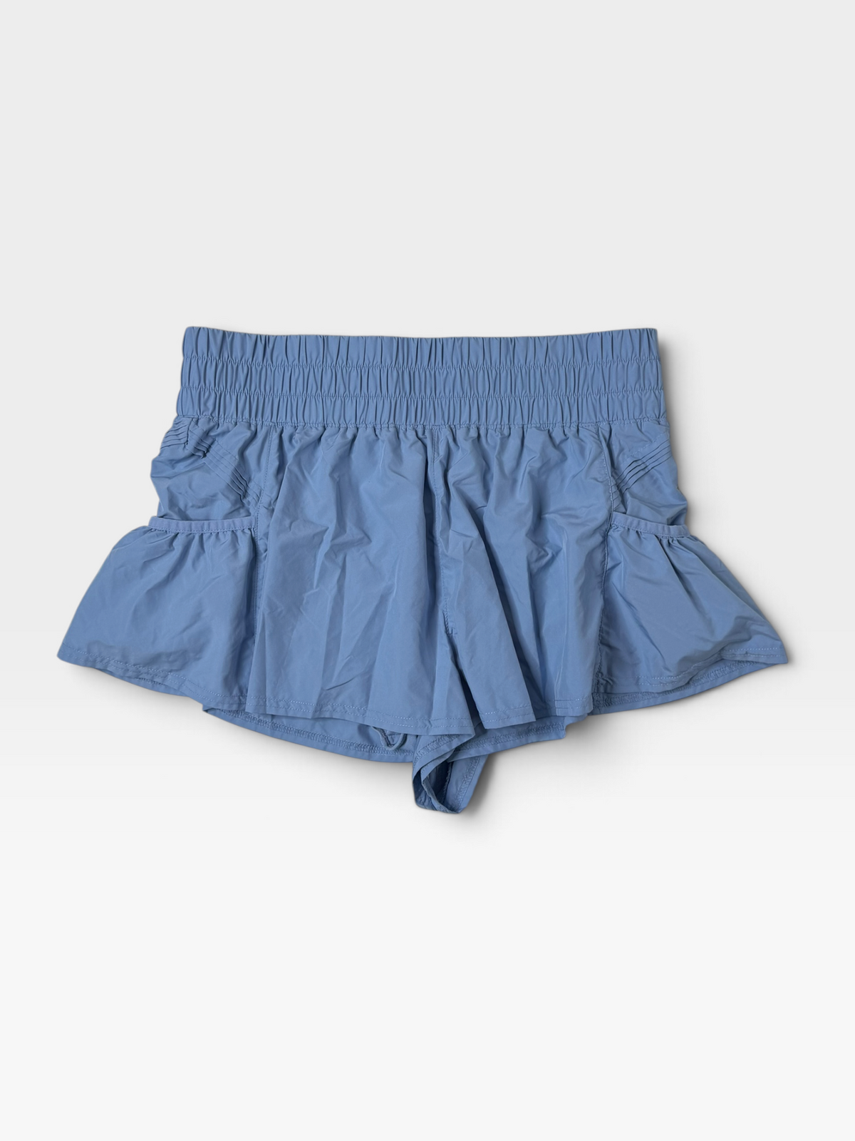 BLUE FREE PEOPLE SHJORTS L