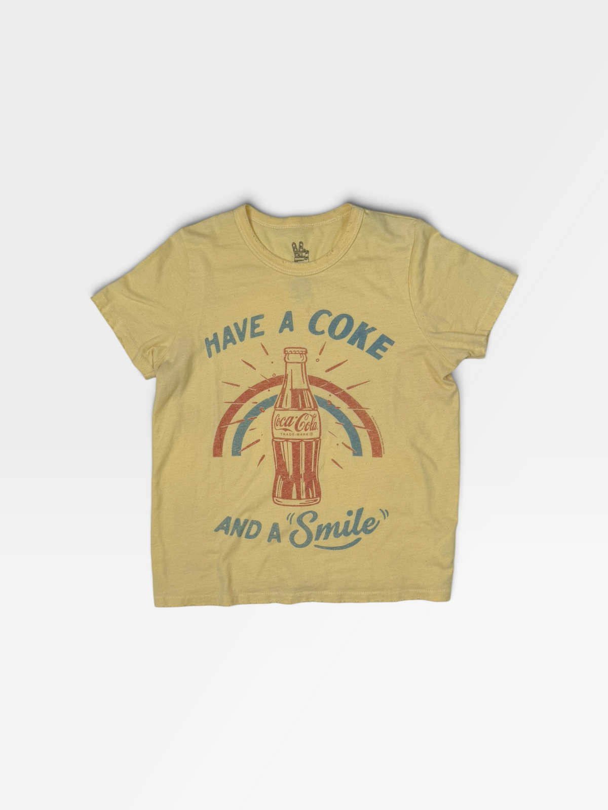 YELLOW "COKE" TOP JUNKFOOD L