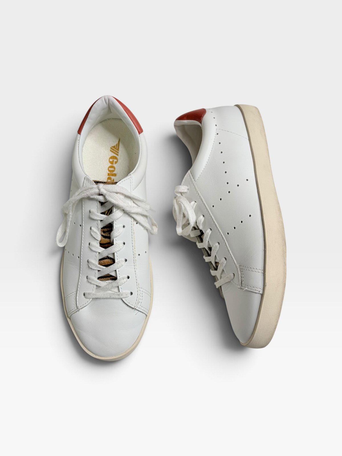 WHITE/CHEETAH GOLA SNEAKERS 9