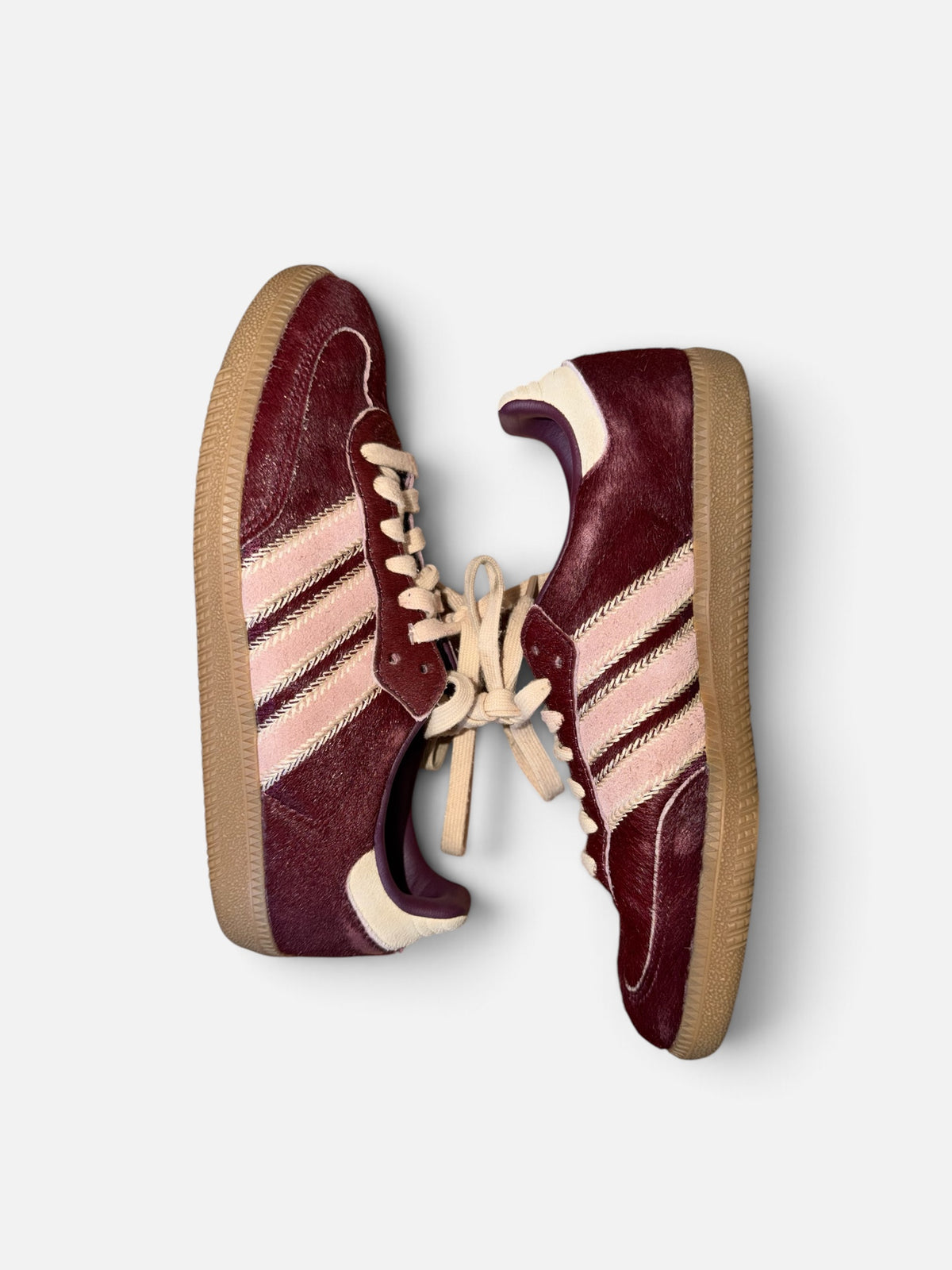 BURGUNDY ADIDAS SAMBA OG PONY (ORG. $120) | 7.5