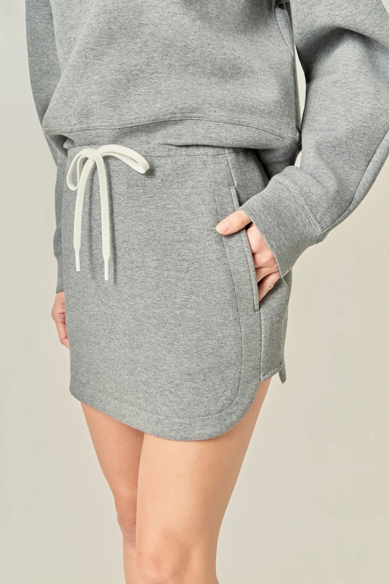 GREY ENGLISH FACTORY SKIRT (ORG. $85) M