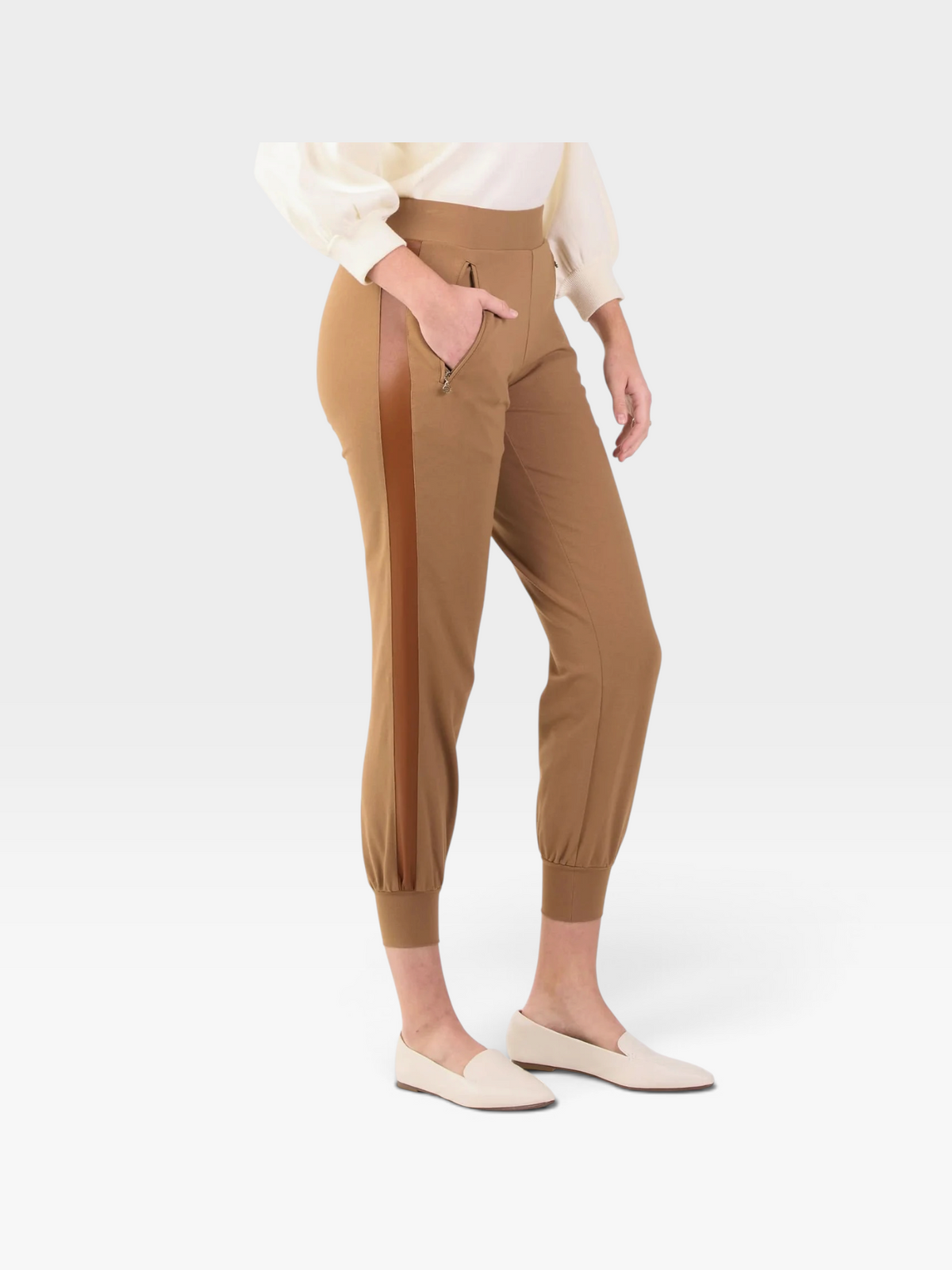 LUGGAGE PONTE EMILY MCCARTHY JOGGERS (ORG. $188) M