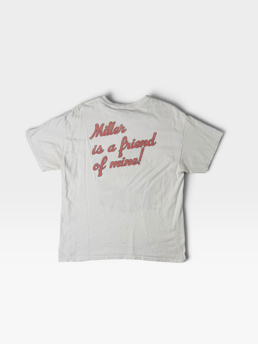WHITE JUNK FOOD "MILLER" TSHIRT M