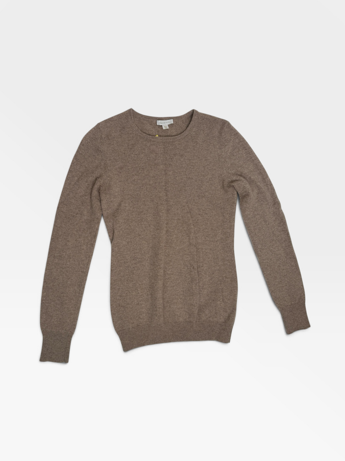 BROWN GARNET HILL CREWNECK SWEATER XS