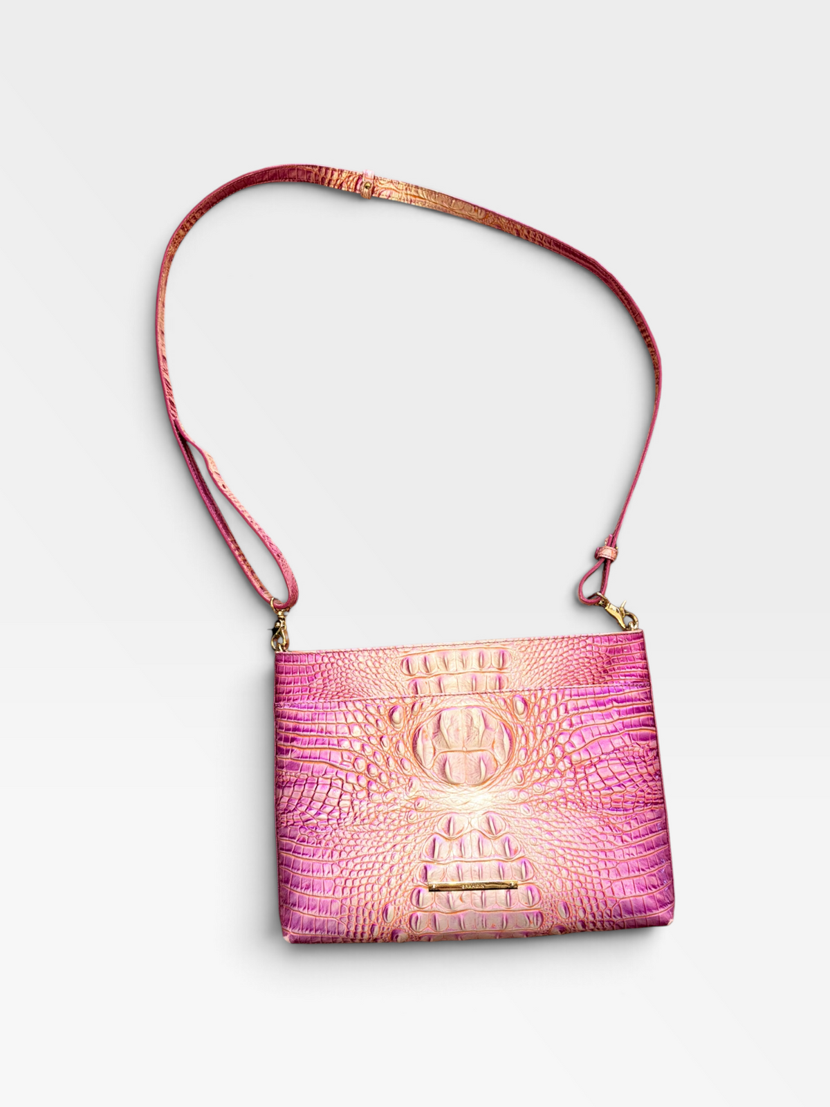 PINK BRAHMIN CROSSBODY PURSE