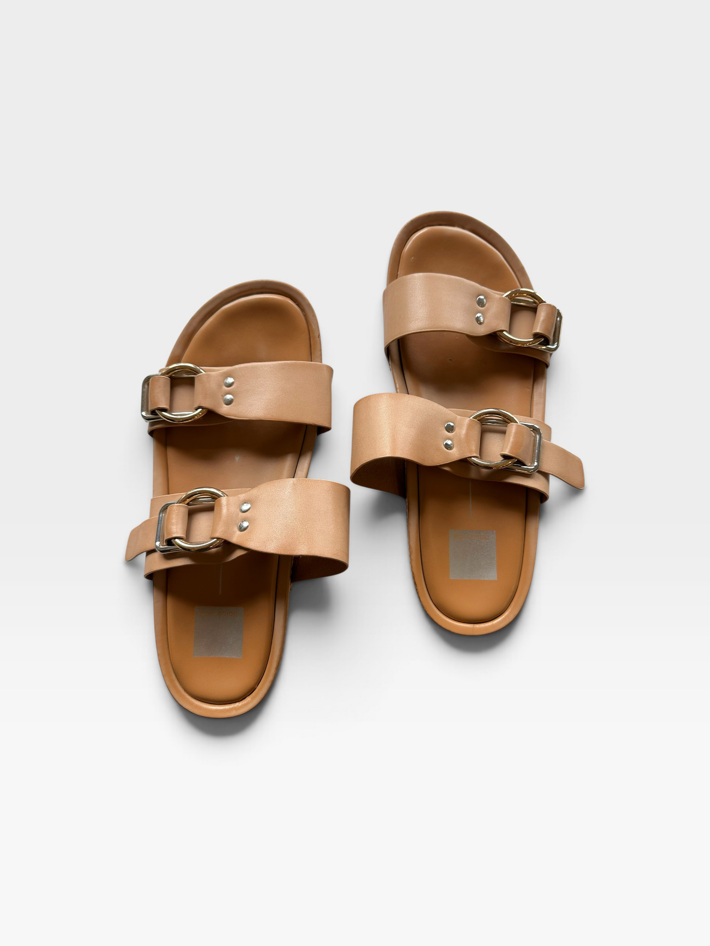 TAN DOLCE VITA SANDALS 10