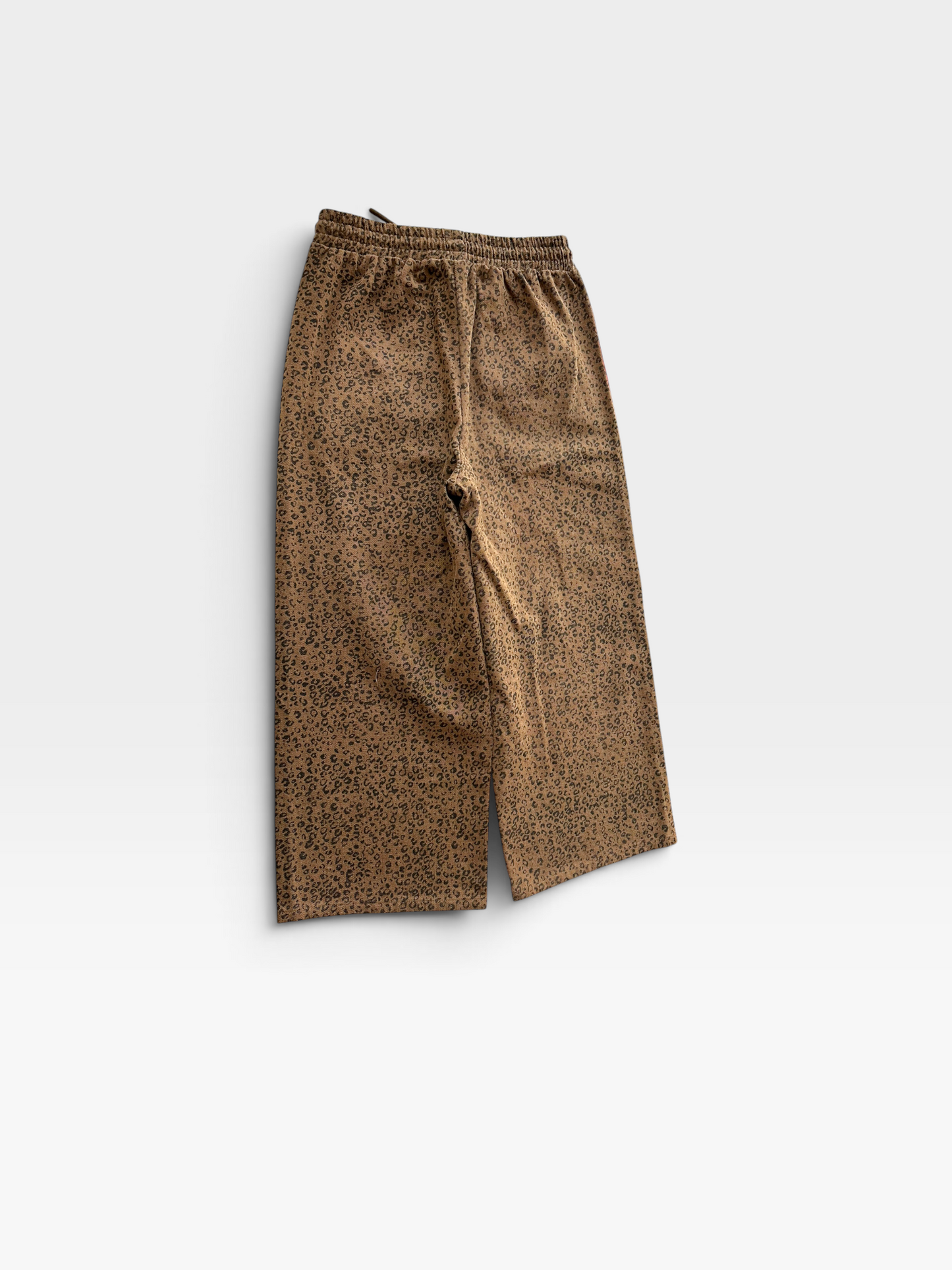 CHEETAH PRINT JODIFL PANTS WITH RED SIDE STRIPES S