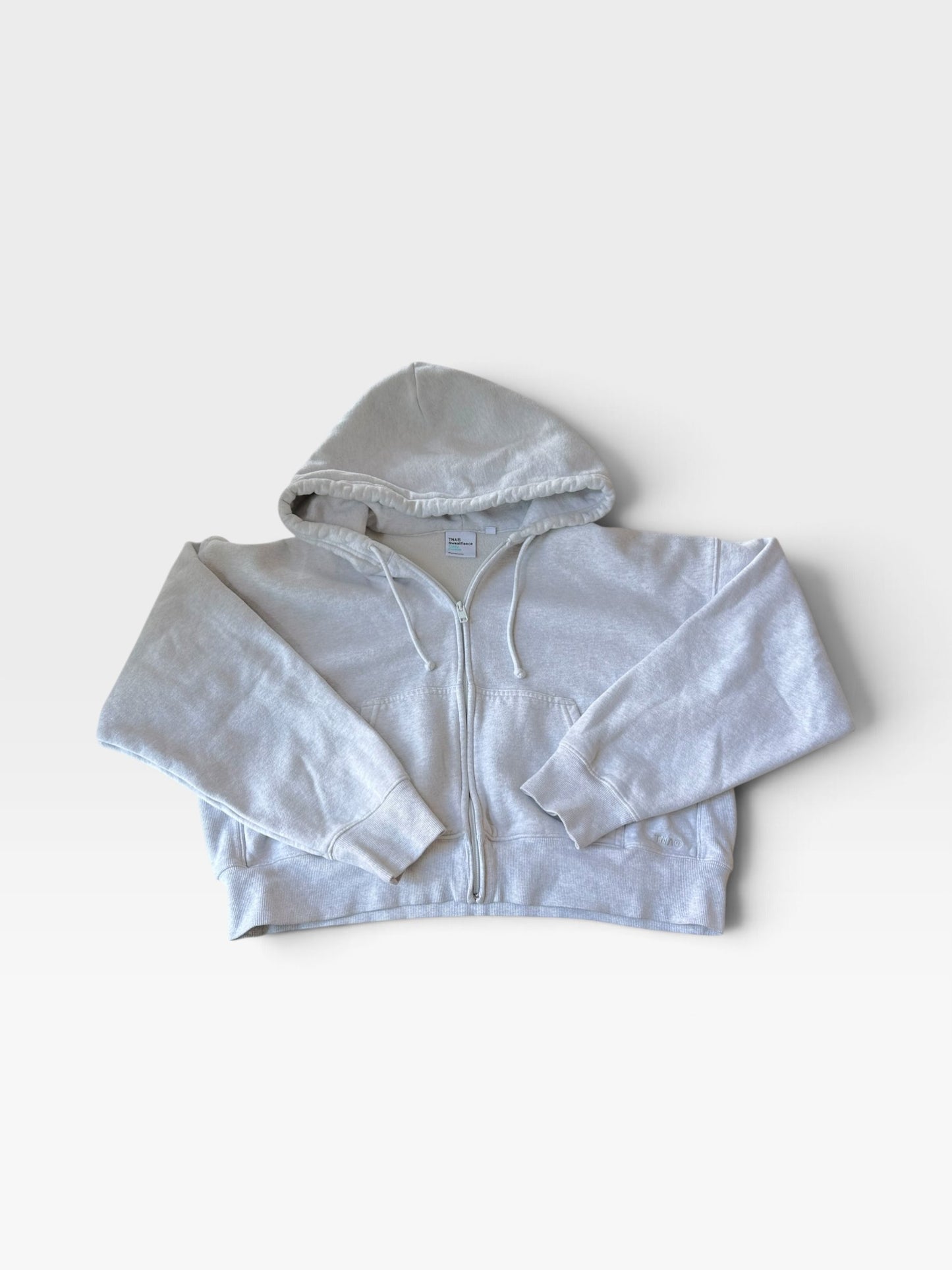 GREY TNA SWEATFLEECE ZIP JACKET L