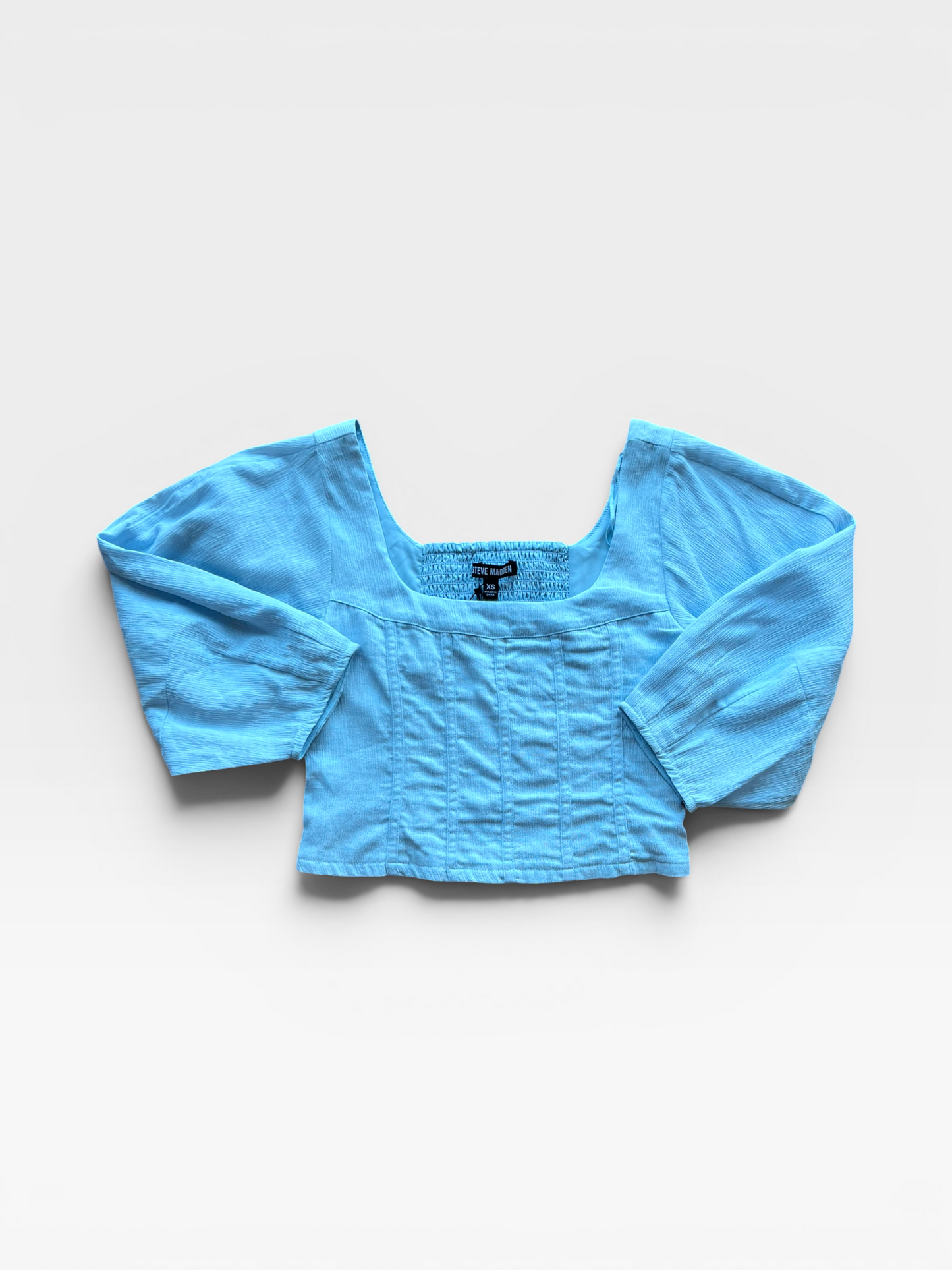 BLUE STEVE MADDEN TOP (NWT) XS