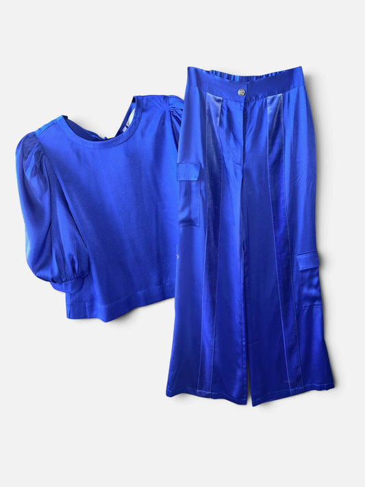 BLUE EMILY MCCARTHY PANTS (NWT $228) S