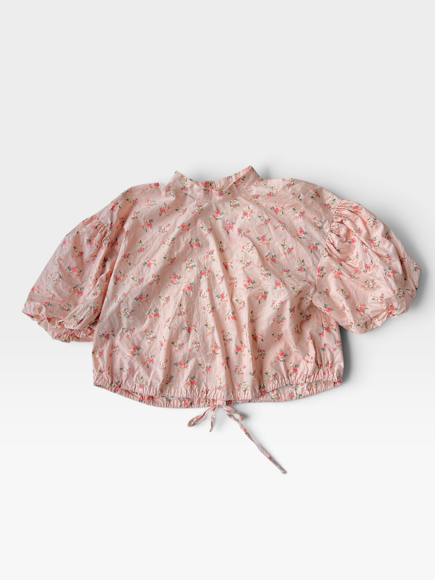 PINK WITH FLOWER ANTHROPOLGIE TOP L