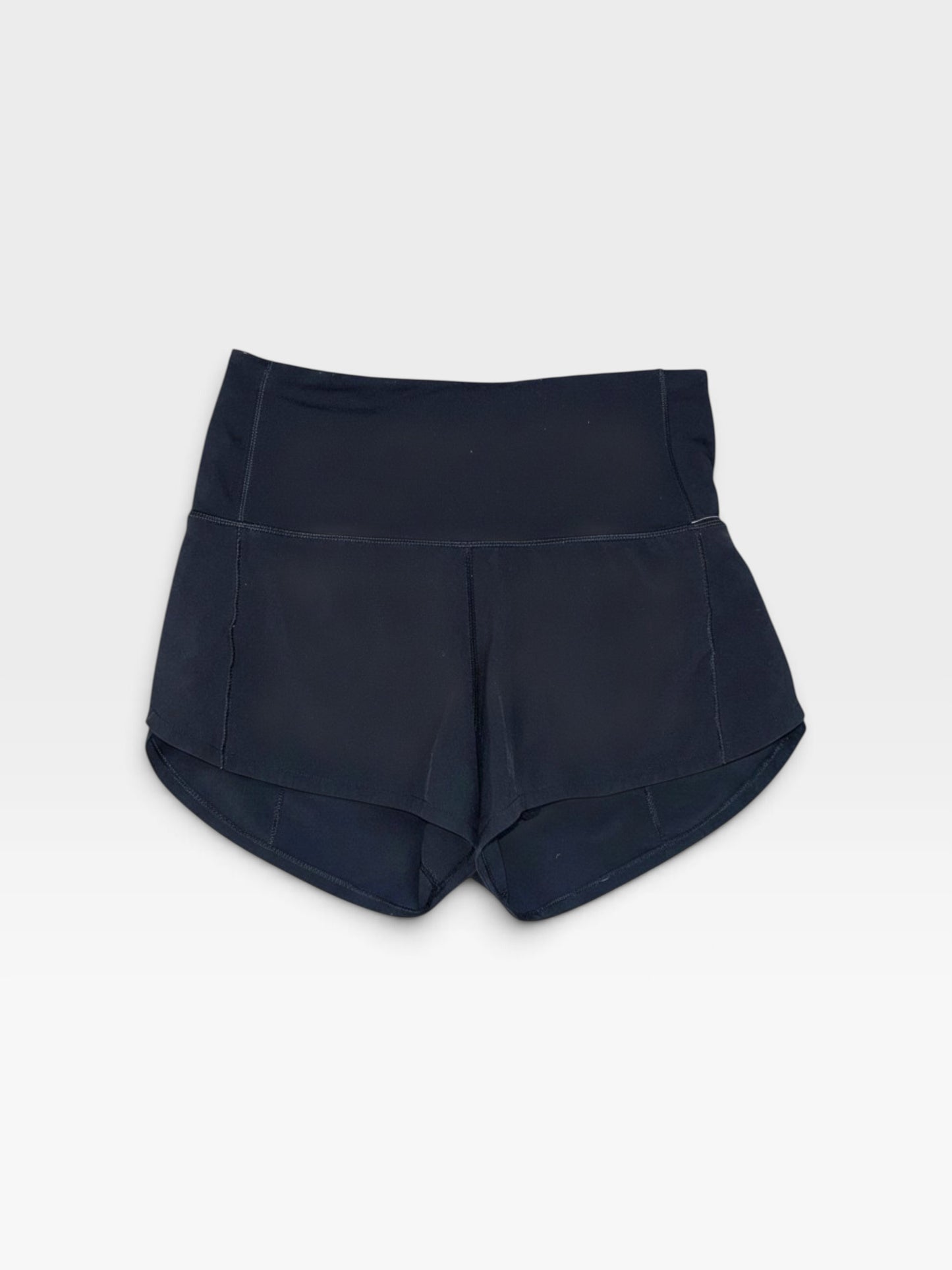 BLACK LULULEMON SHORTS 2