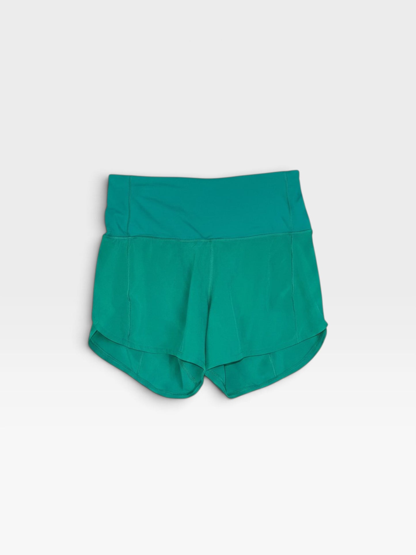 GREEN LULULEMON SHORTS 2