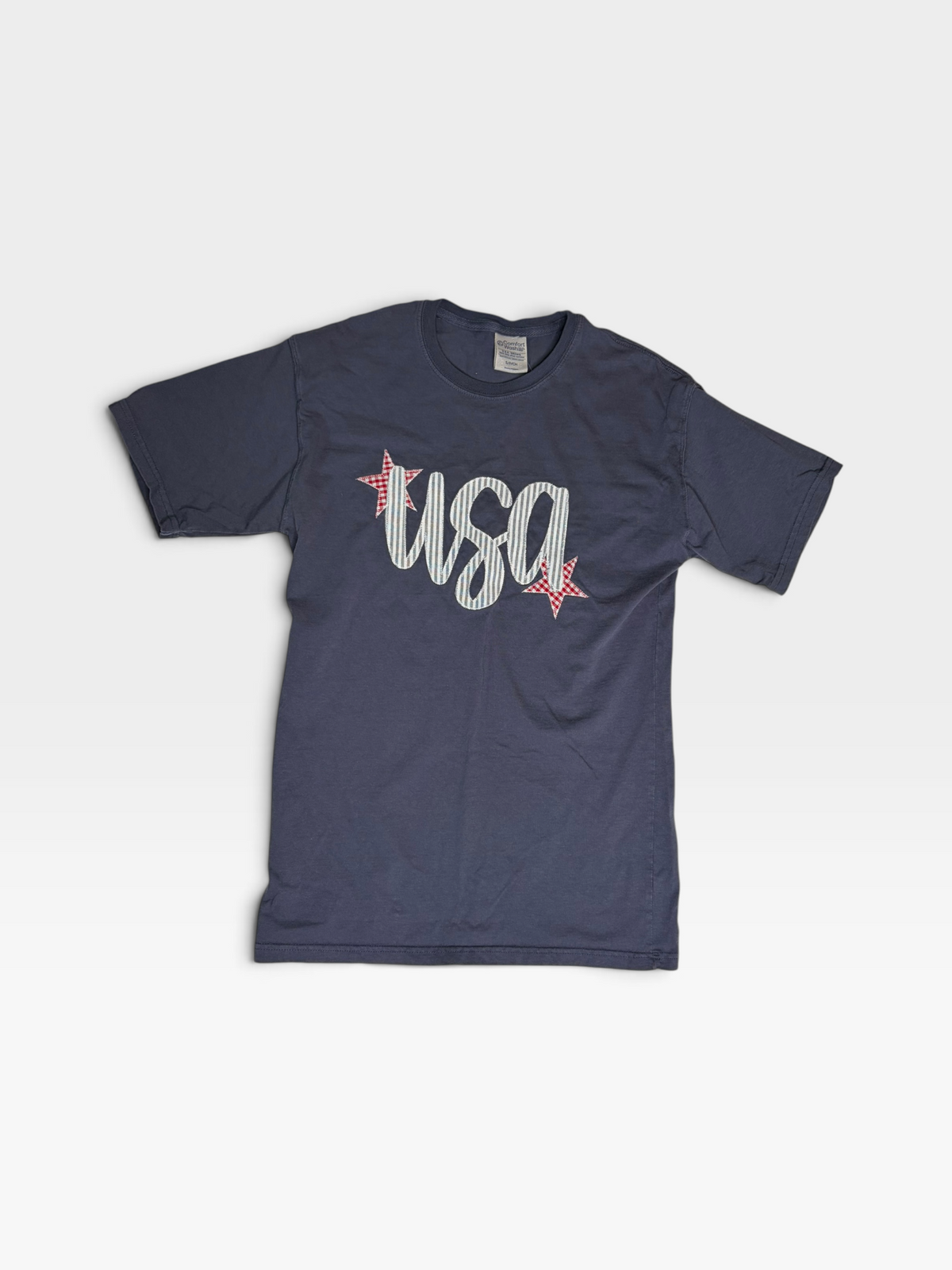 BLUE COMFORT WASH USA TSHIRT S