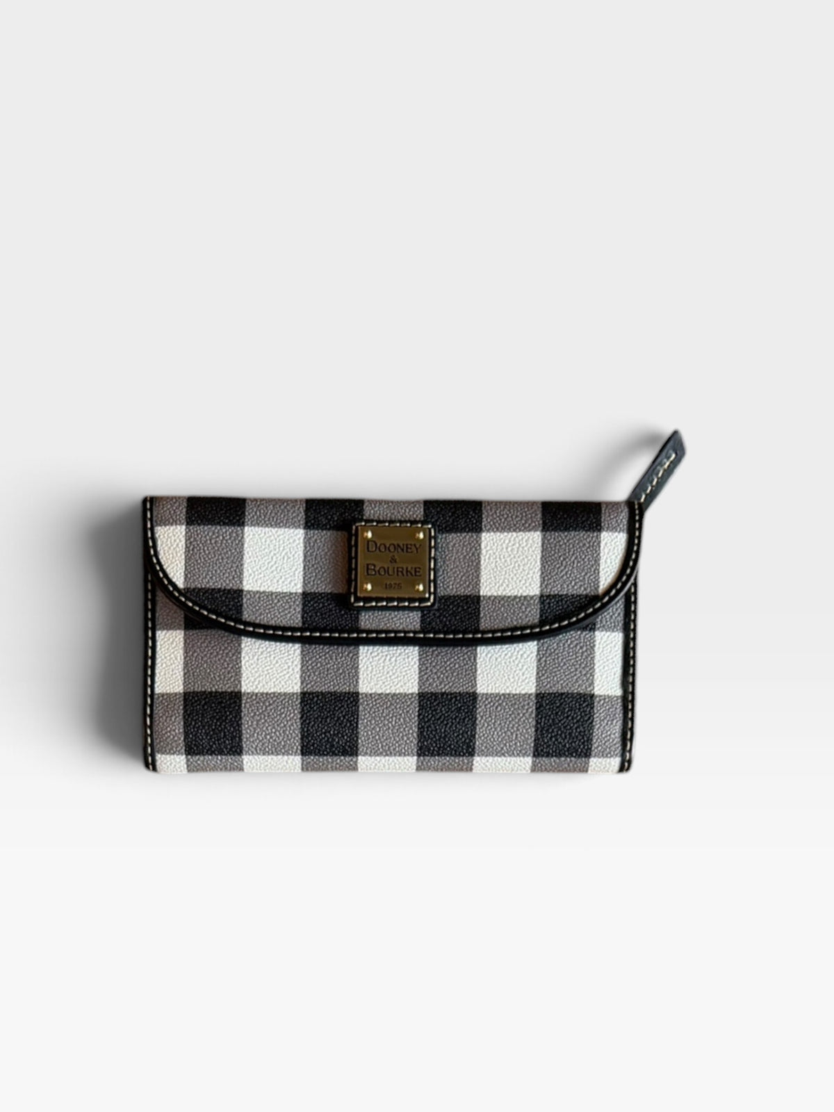 BLACK/WHITE DOONEY & BOURKE WALLET (ORG. $178)