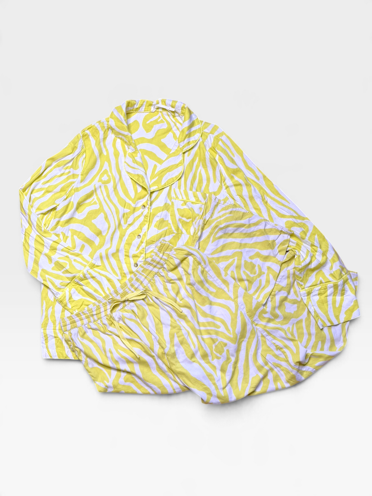 YELLOW/WHITE ANTHROPOLOGIE SET L