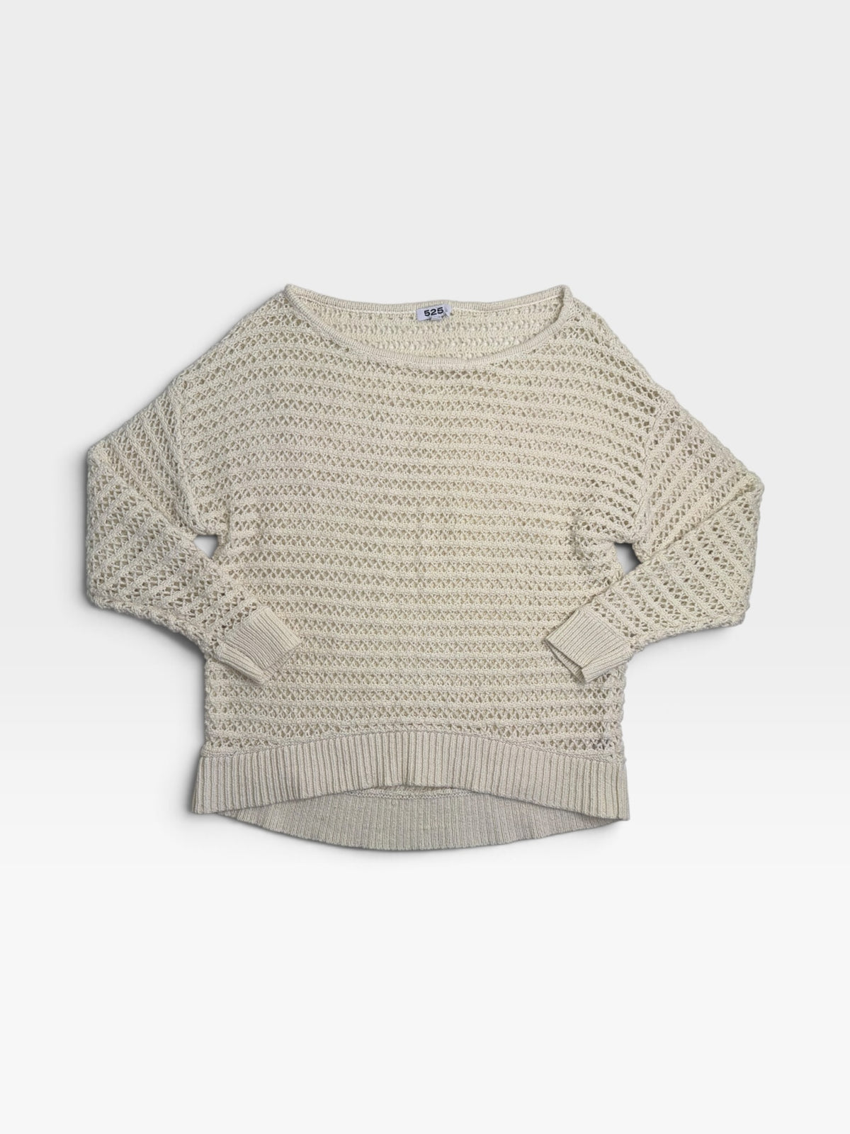 CREAM 525 AMERICA KNIT SWEATER | M