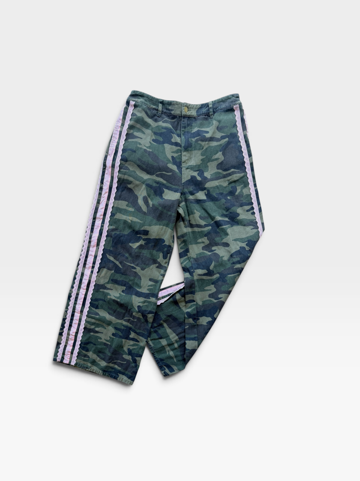 GREEN CAMO ODDI PANTS L