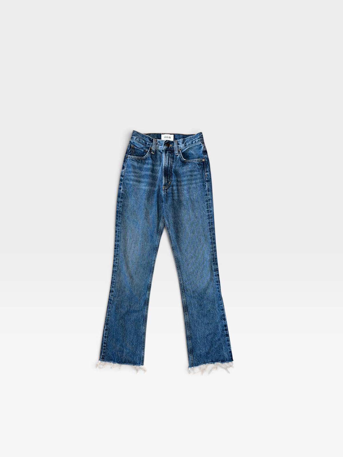 DENIM AGOLDE HIGH-RISE BABY FLARE JEANS (ORG. $238) | 23