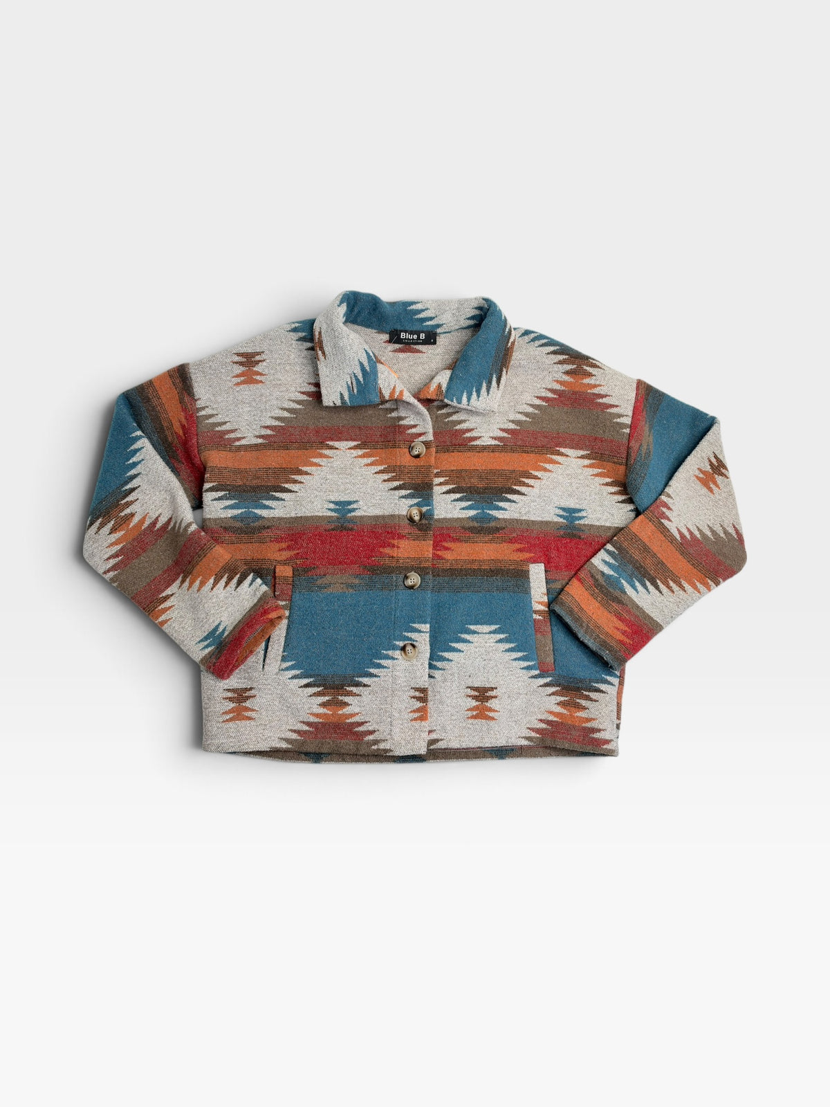 MULTI AZTEC PRINT B COLLECTION SHACKET S