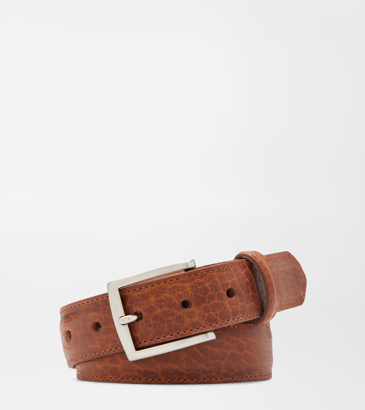 MEN'S TAN PETER MILLAR AMERICAN BISON BELT (ORG. $230) | 40