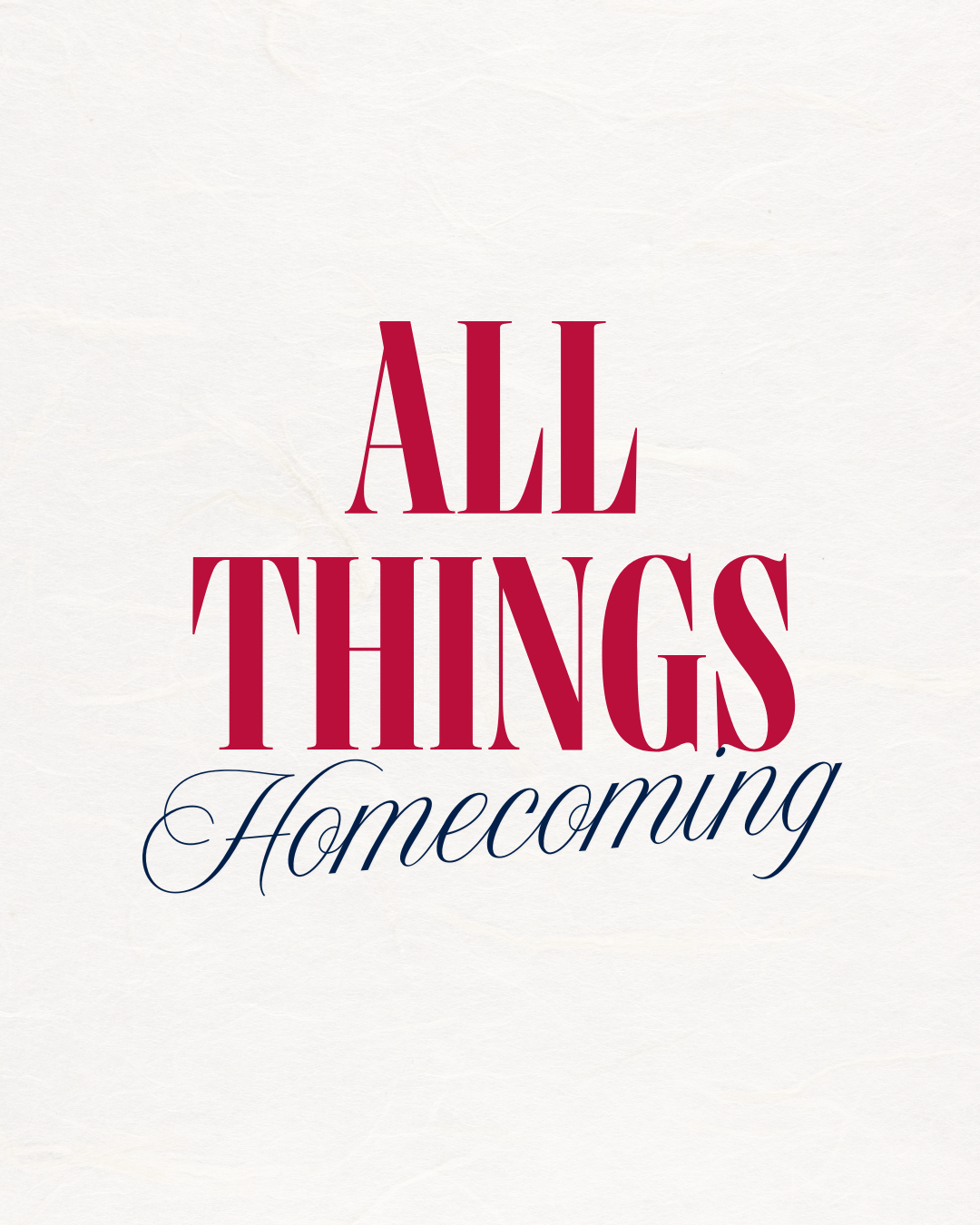 HOMECOMING