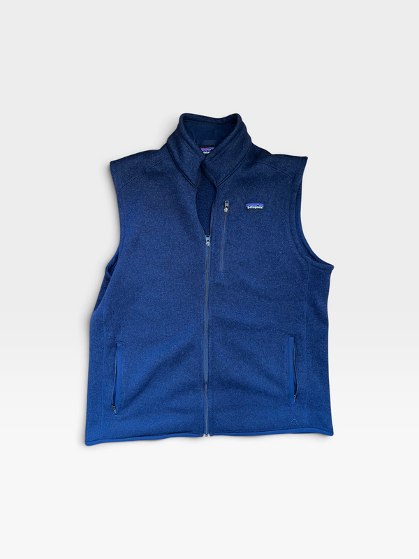 NAVY PATAGONIA SWEATER FLEECE VEST (ORG. $129) XXL