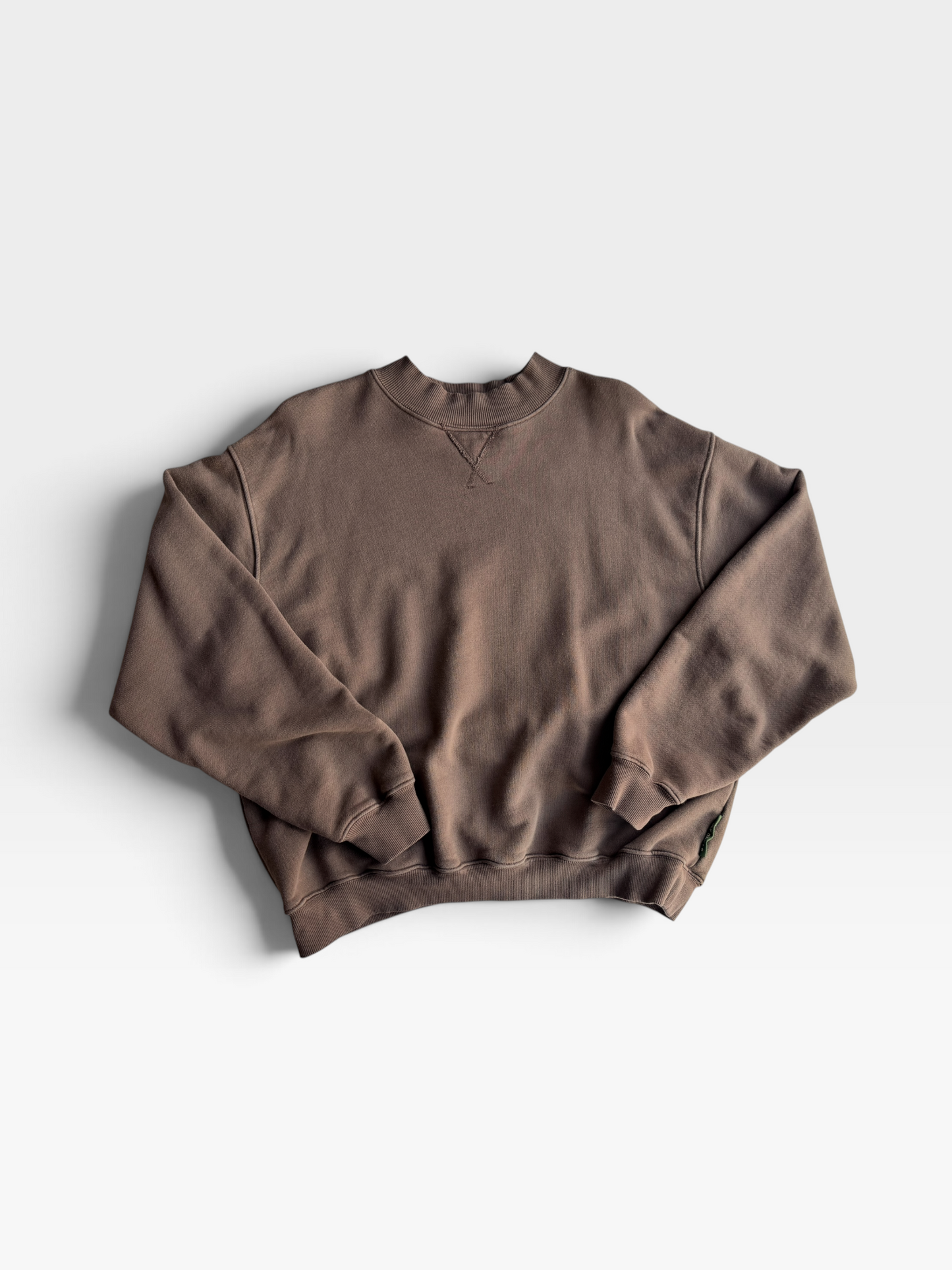 BROWN DAILY DRILLS PULLOVER XS/S