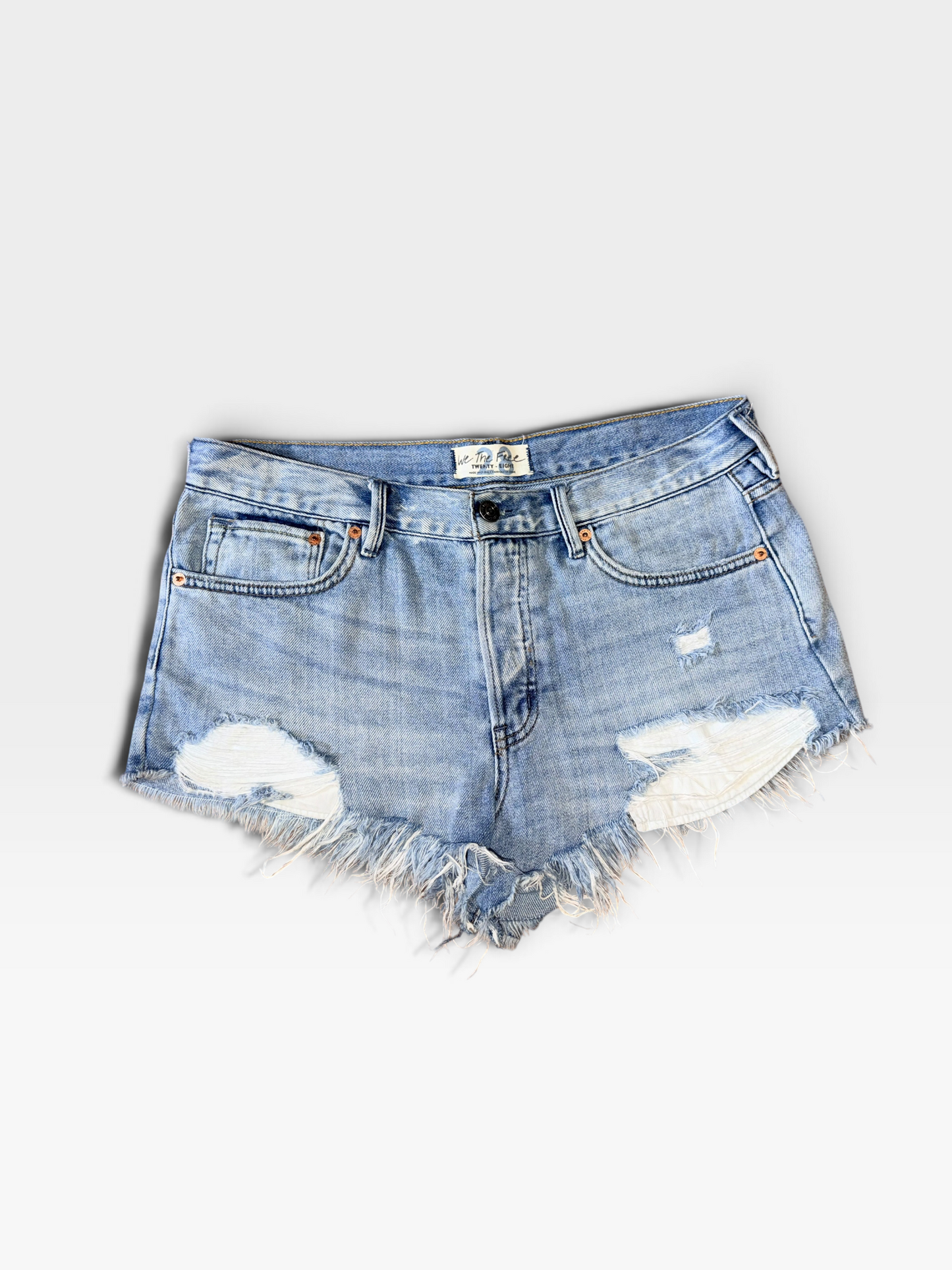 DENIM WE THE FREE SHORTS 28