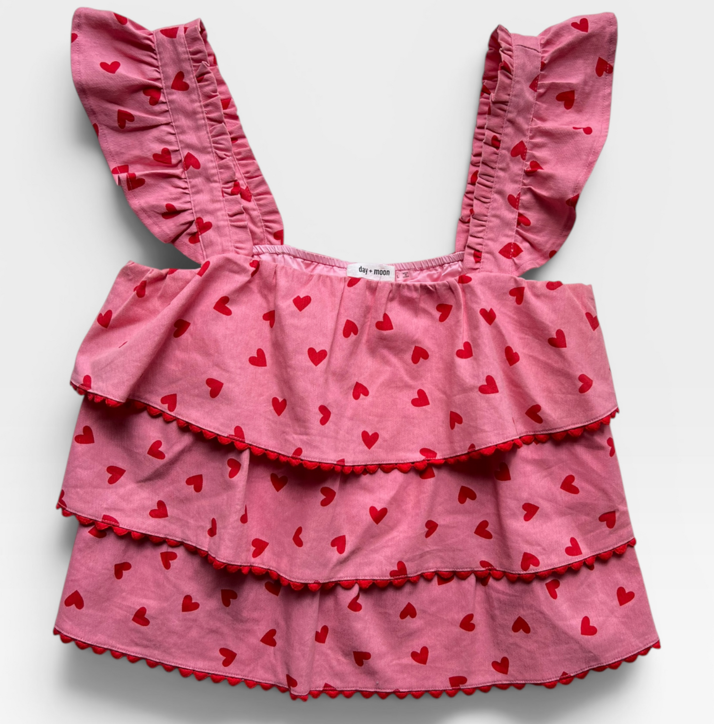 PINK HEART DAY + MOON TANK L