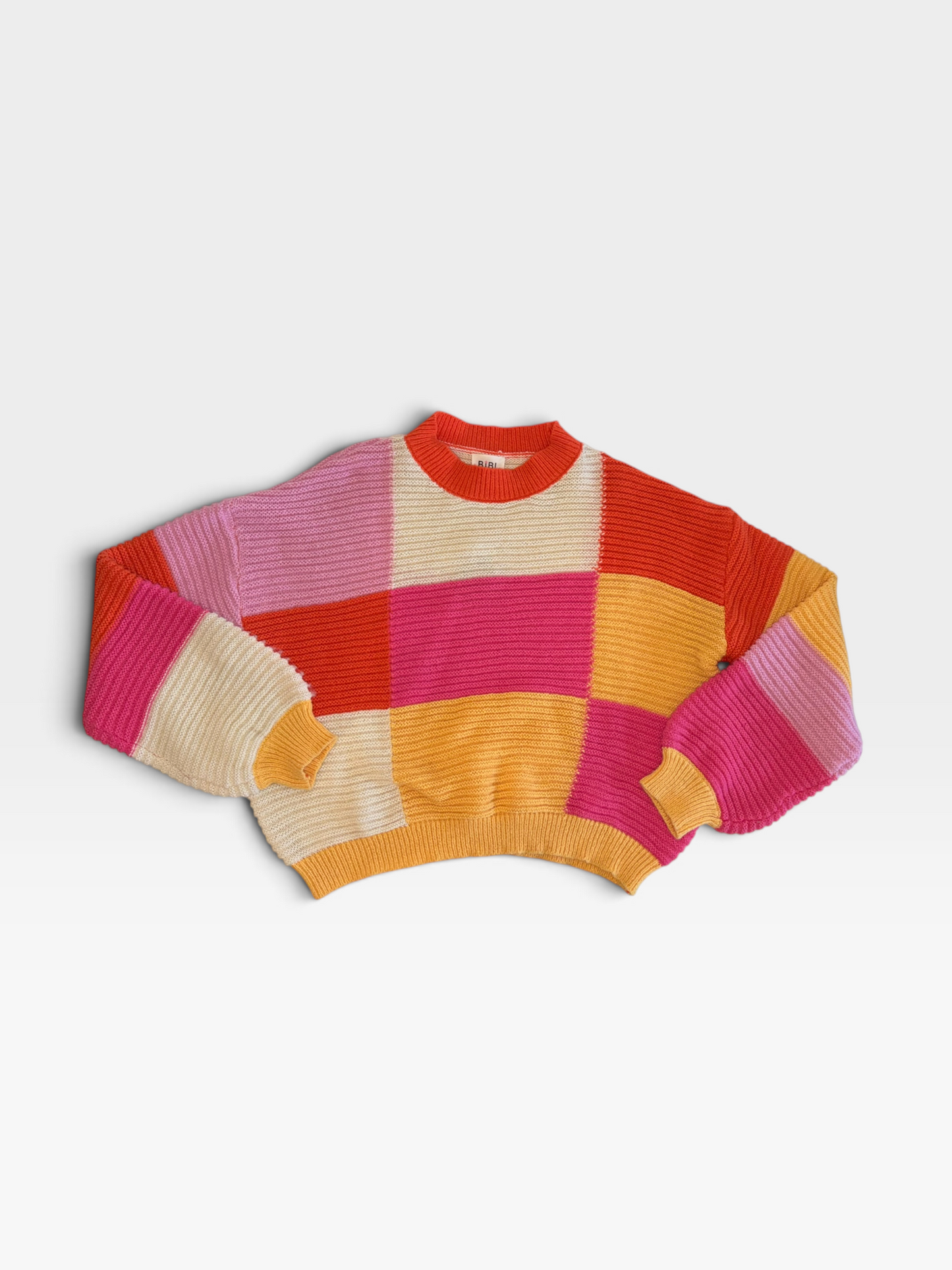 MULTI COLOR BIBI SWEATER (NWT) L