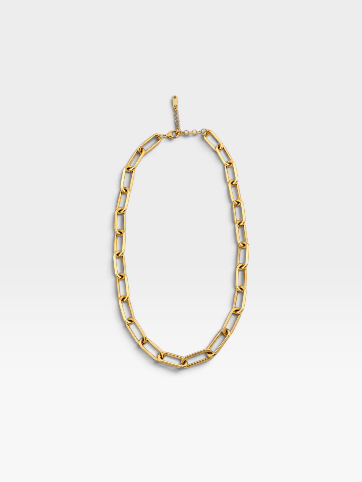 18K GOLD NON-TARNISH LINK CHAIN NECKALCE