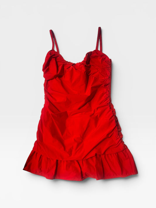 RED AMANDA UPRICHARD ROMPER (NWT $250) L