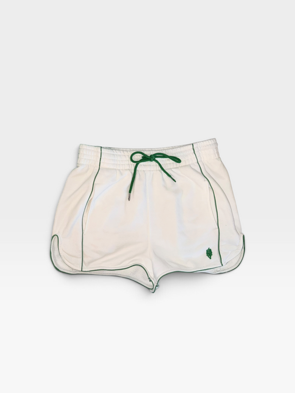 WHITE/GREEN FP MOVEMENT SHORTS L
