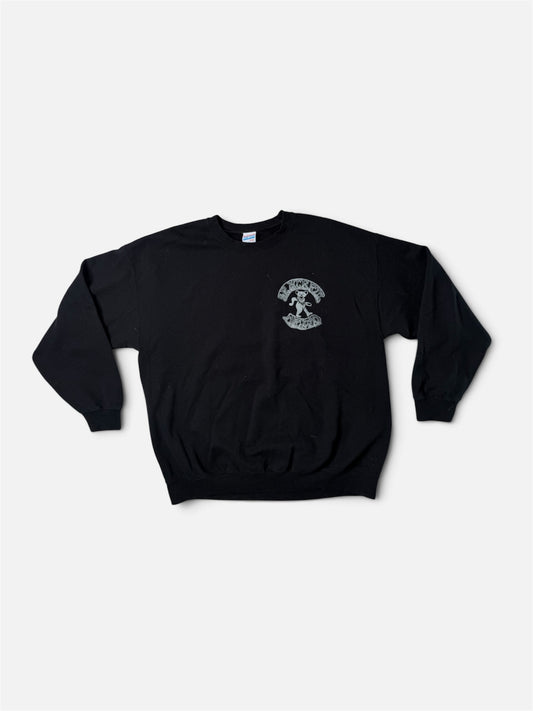 BLACK JUNK FOOD GRATEFUL DEAD PULLOVER L
