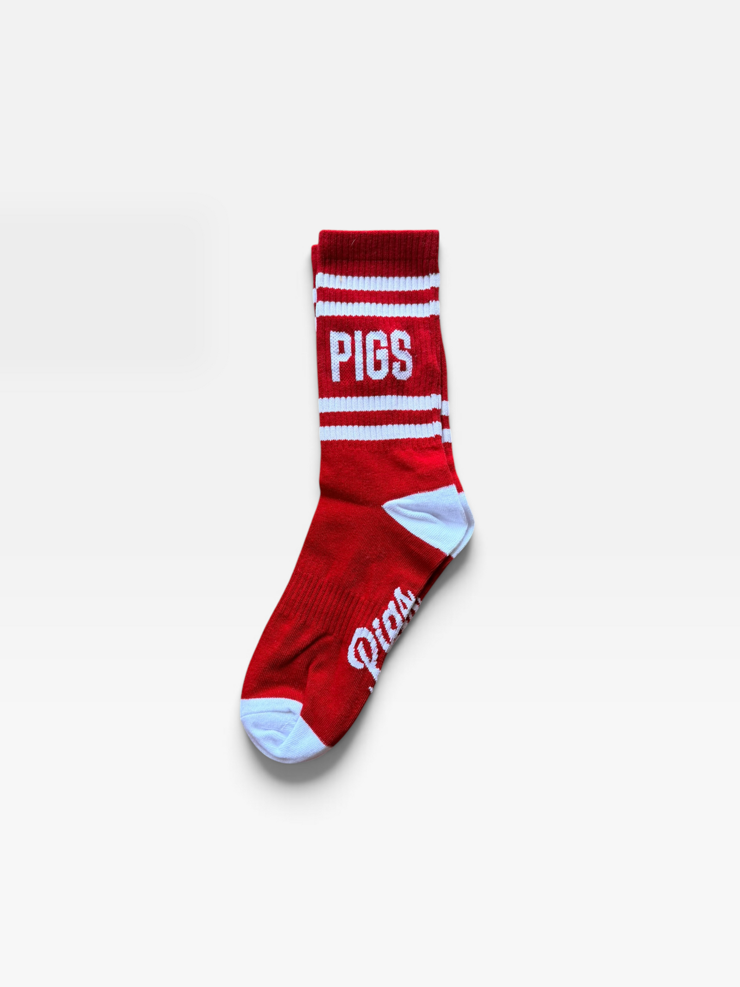 RED PIGS BRAND SOCKS "PIGS" NEW