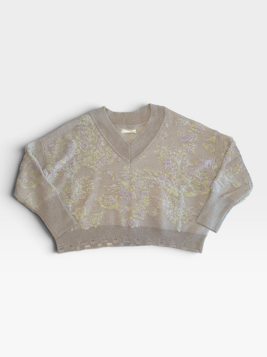 BEIGE ANTHROPOLGIE SWEATER M