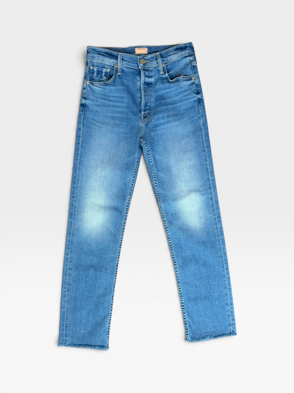 DENIM MOTHER THE TOMCAT FLOOD FRAY JEANS (ORG. $238) | 27