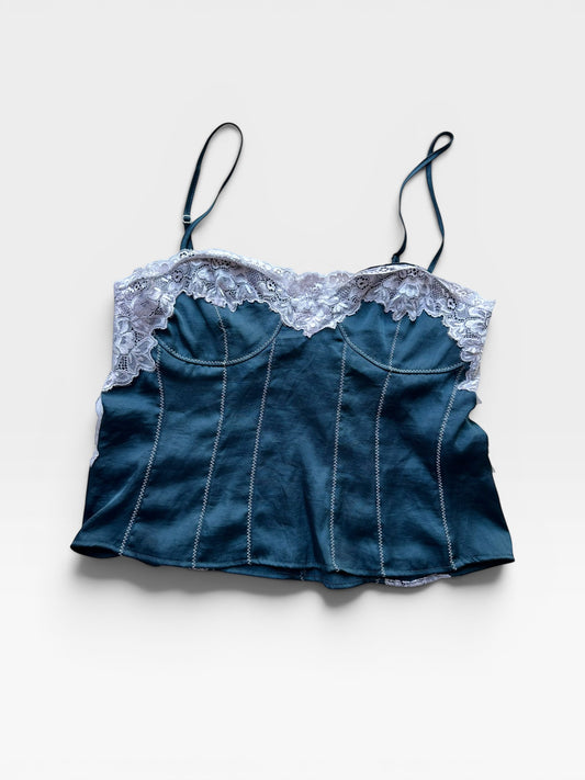 BLUE FREE PEOPLE TANK S