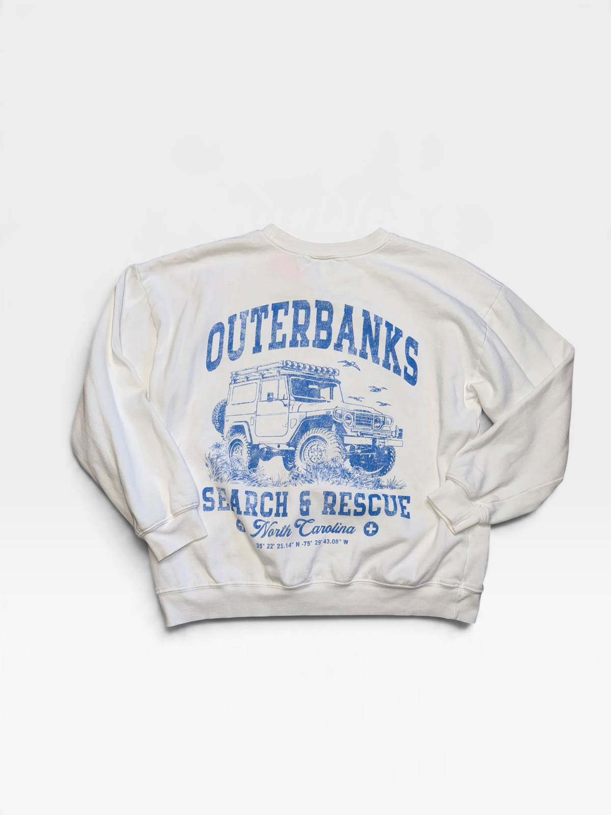 WHITE ALTAR'D STATE OUTER BANKS PULLOVER | XS