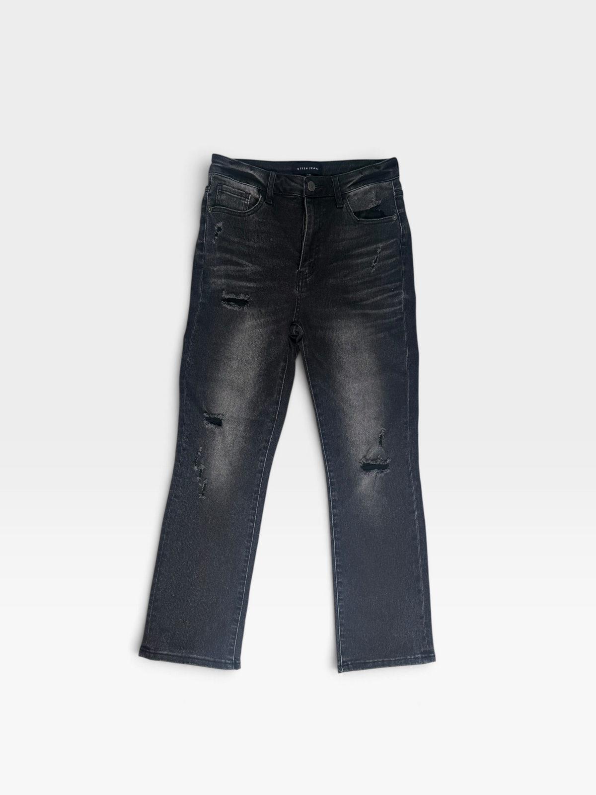 BLACK RISEN JEANS 28