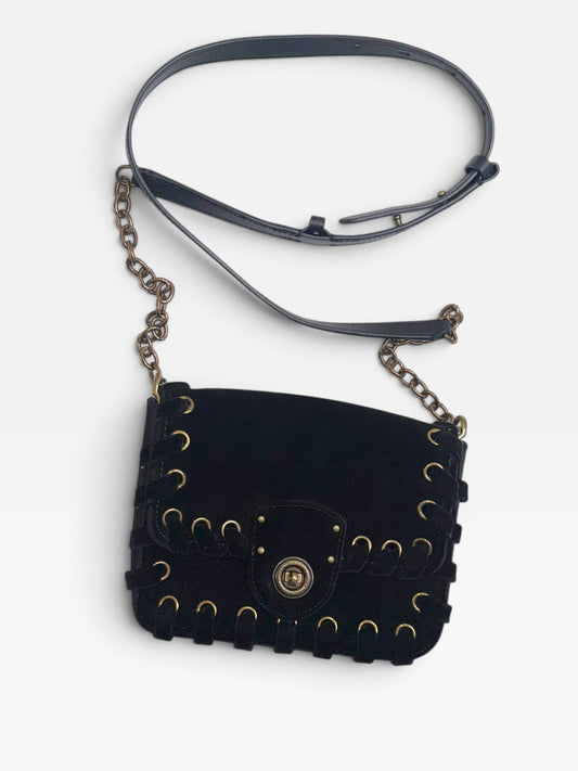 BLACK VELVET RALPH LAUREN PURSE