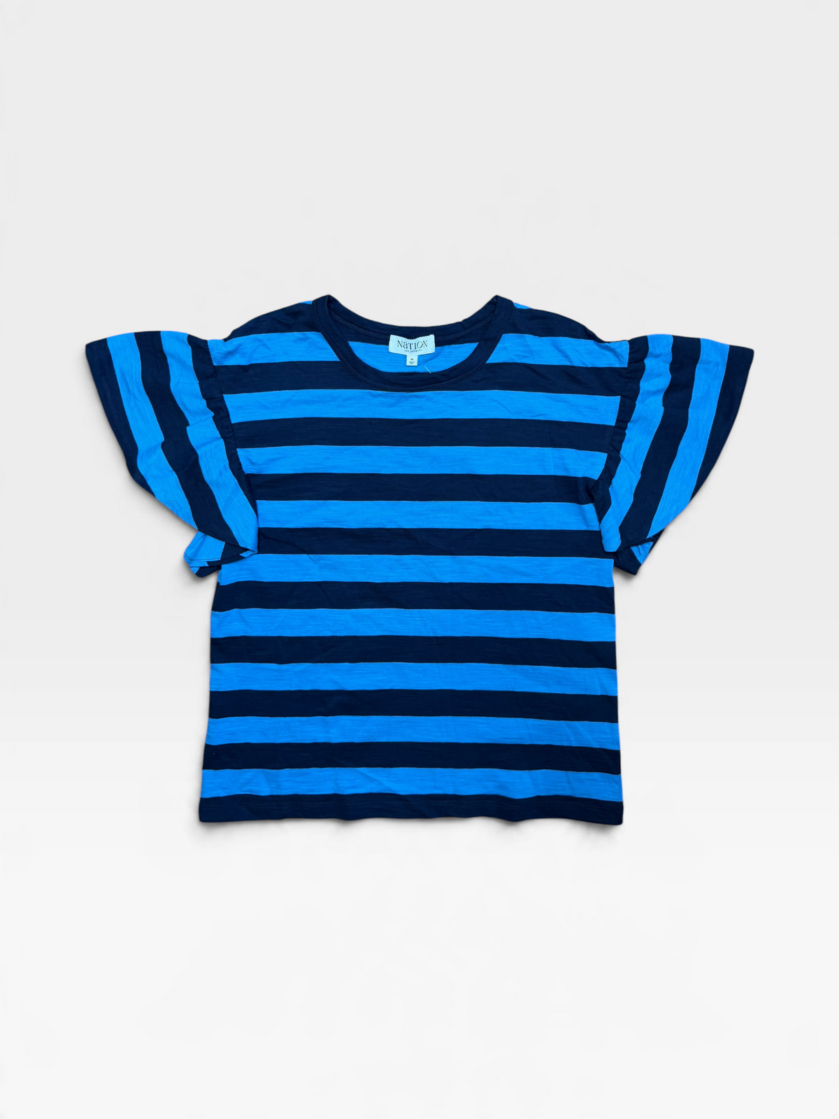 NAVY/BLUE NATION LA STRIPED TOP (NWT $138) M