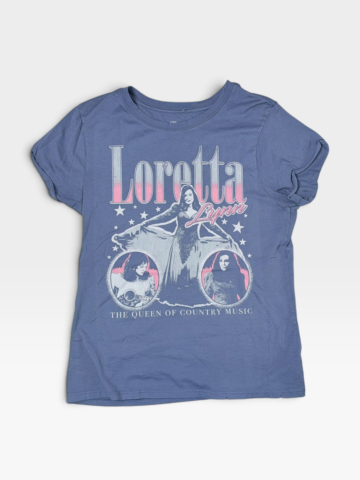 BLUE RECYCLED KARMA TOP M
