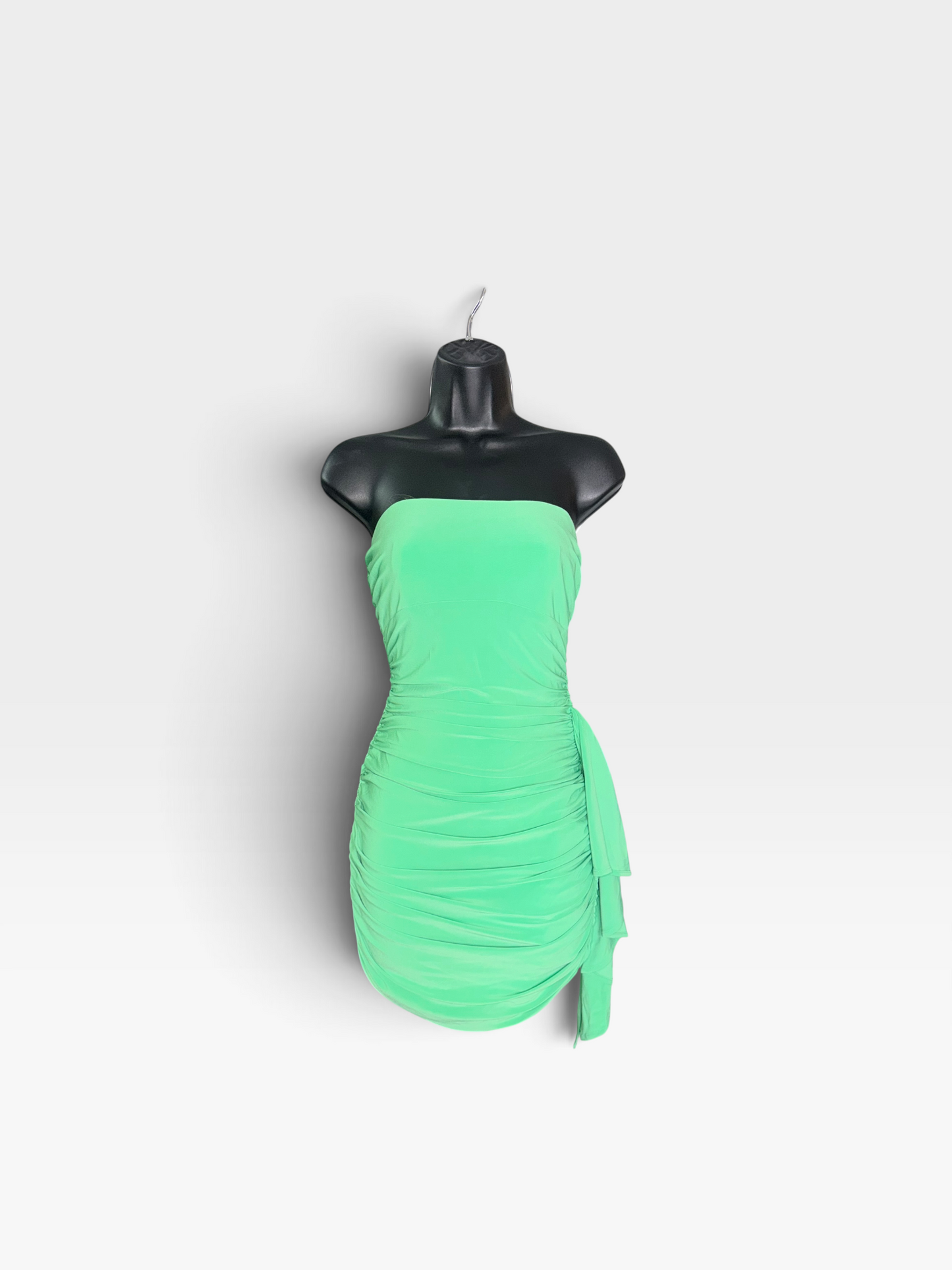 GREEN YNEZ SHORT TIGHT DRESS (NWT $78) S