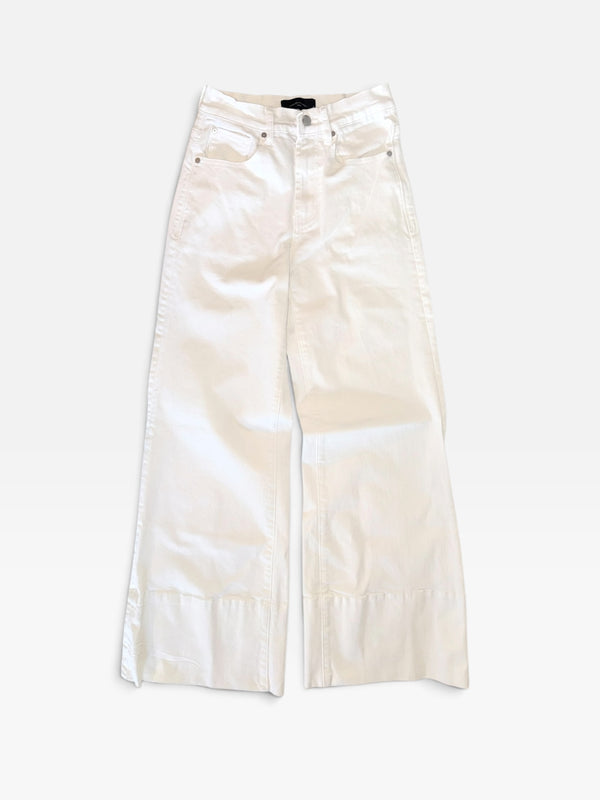 WHITE HABITUAL EMERSON RELAXED FLARE STRETCH JEANS 24