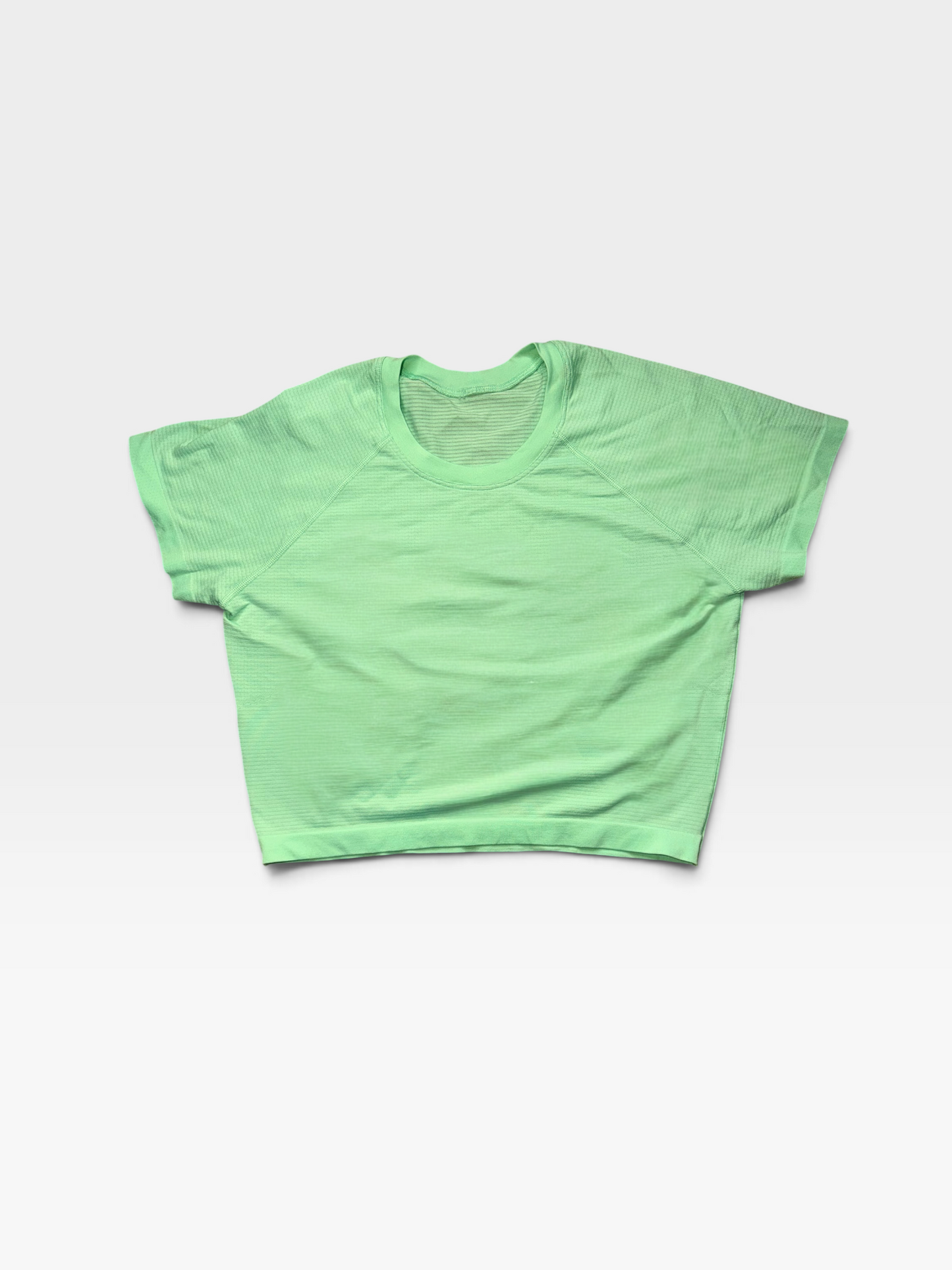 LIME LULULEMON CROP TOP 8