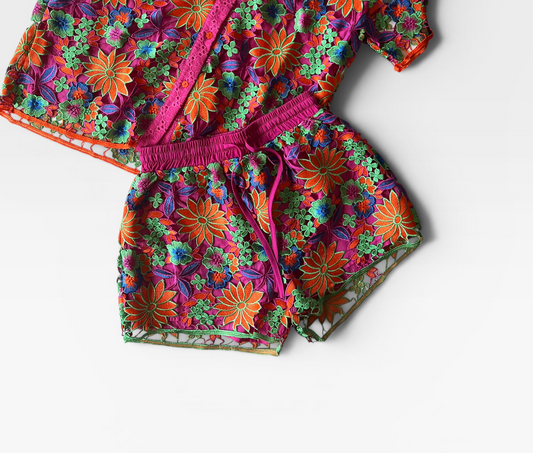 PINK BRIANNA CANNON SHORTS (NWT $120) M