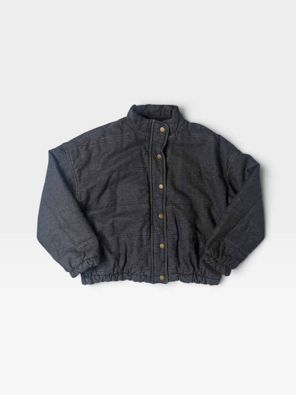 BLACK WASH DENIM JACKET L